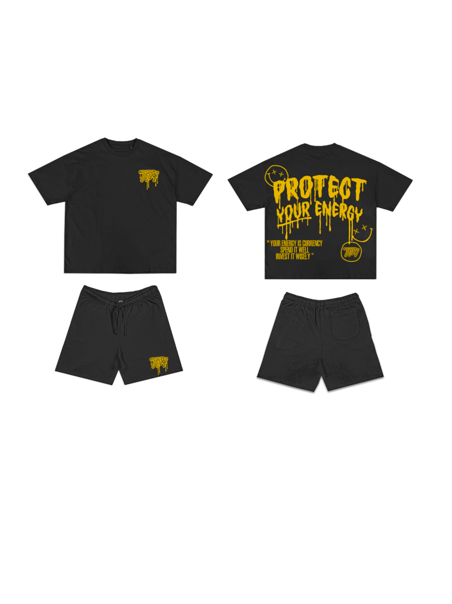 T1M YELLOW THUNDER SHORT SET