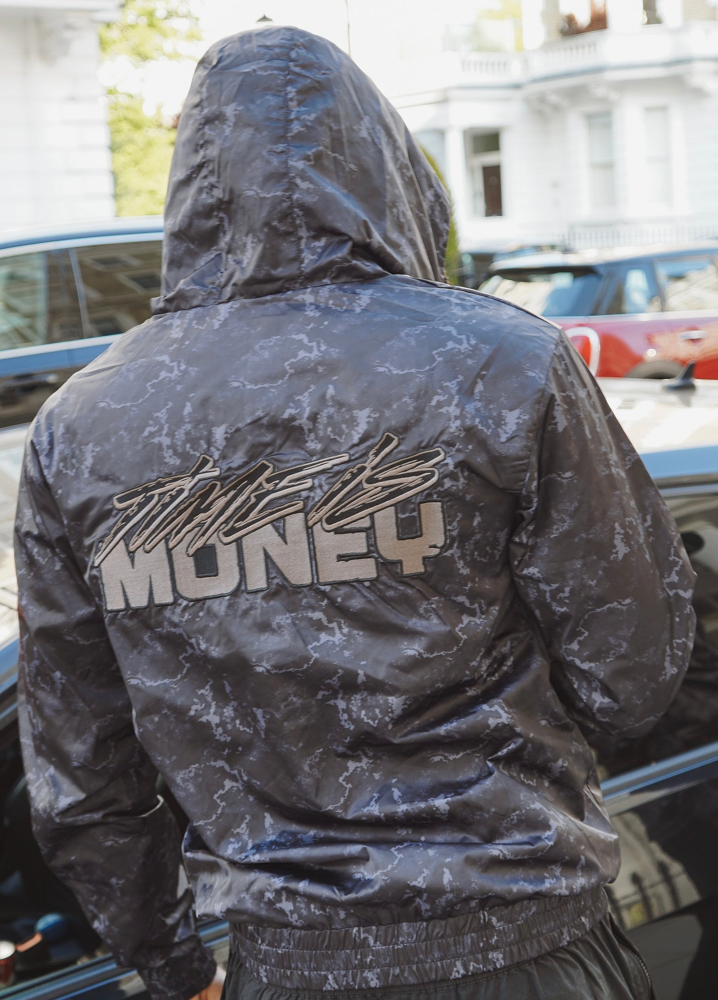 T1M BLACK CANVAS WINDBREAKER