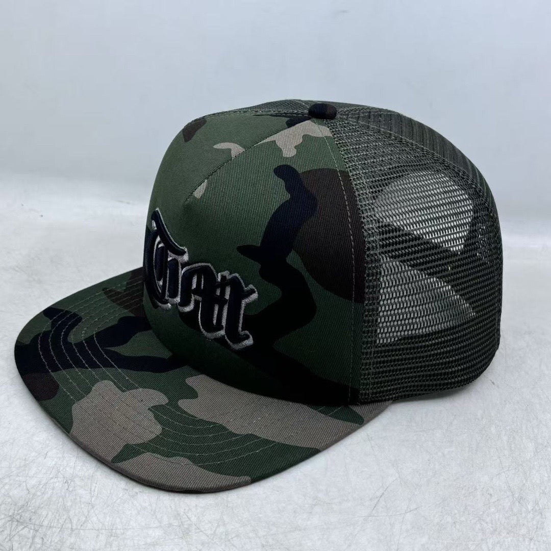T1M CAMO TRUCKER CAP