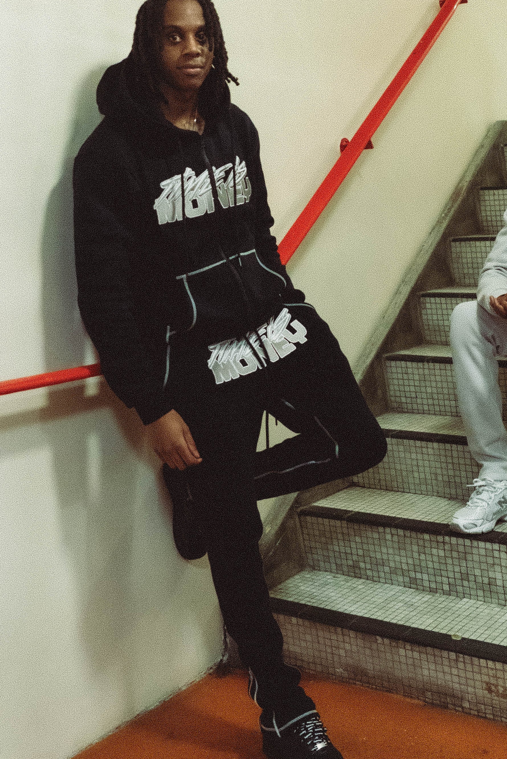 TIMEISMONEY BLACK ZIPPED TRACKSUIT – T1M