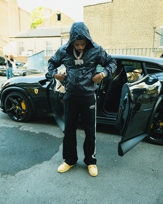 T1M BLACK CANVAS WINDBREAKER