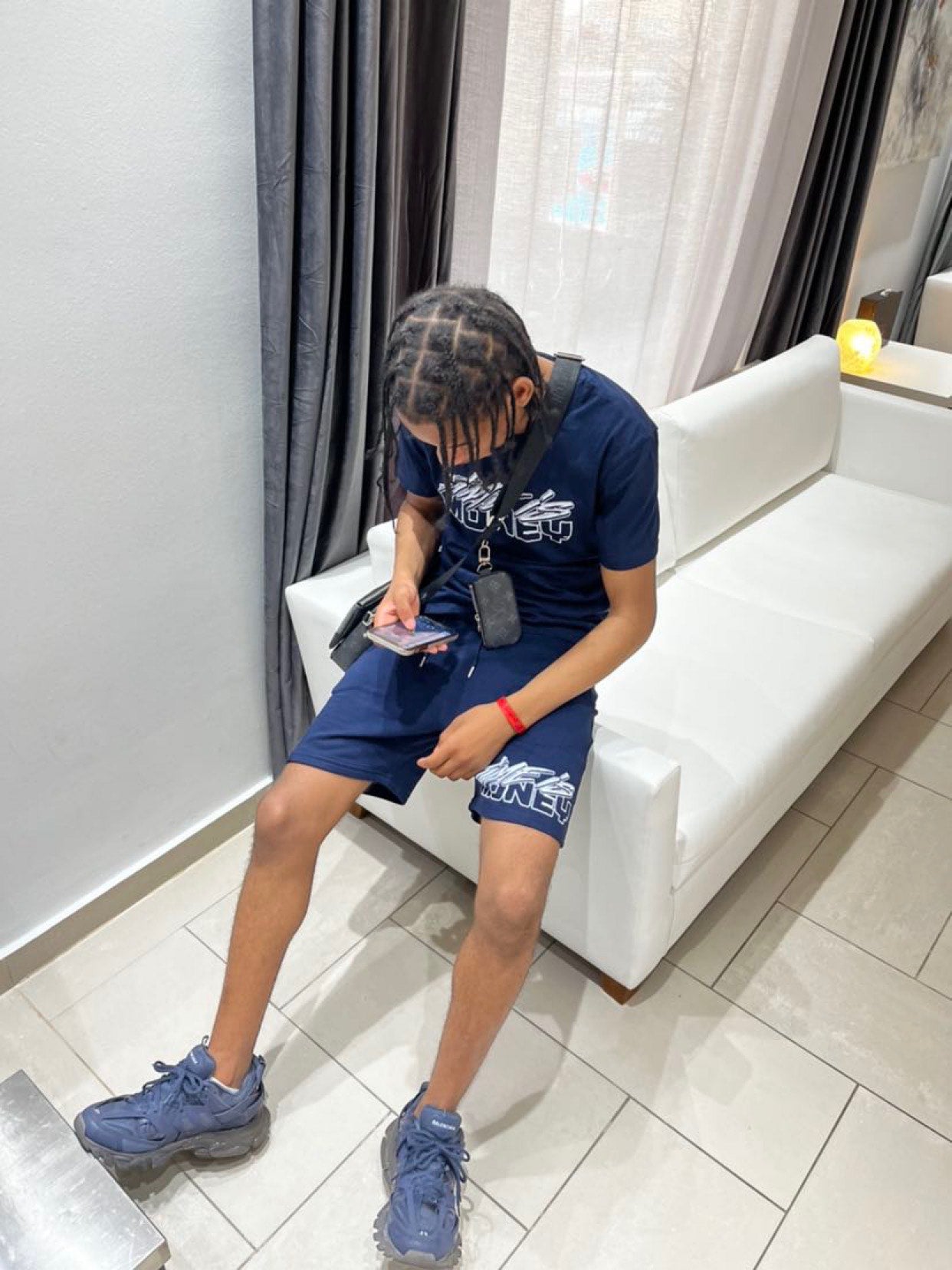 TIMEISMONEY SHORT SET (MIDNIGHT NAVY)