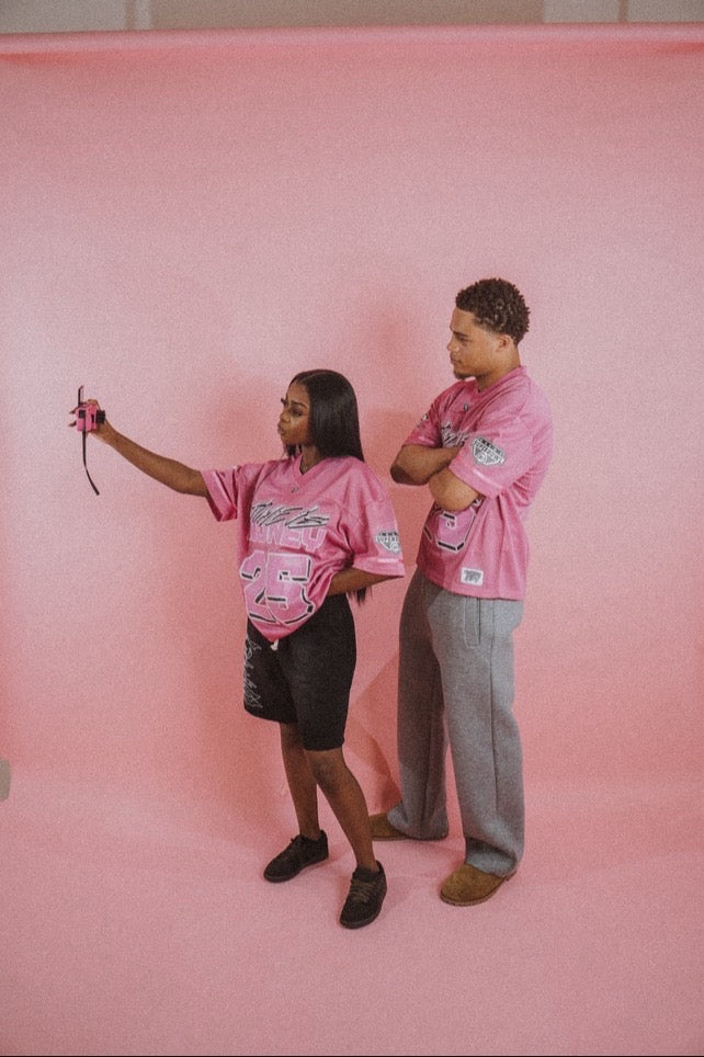 T1M SUPERBOWL JERSEY (PINK)