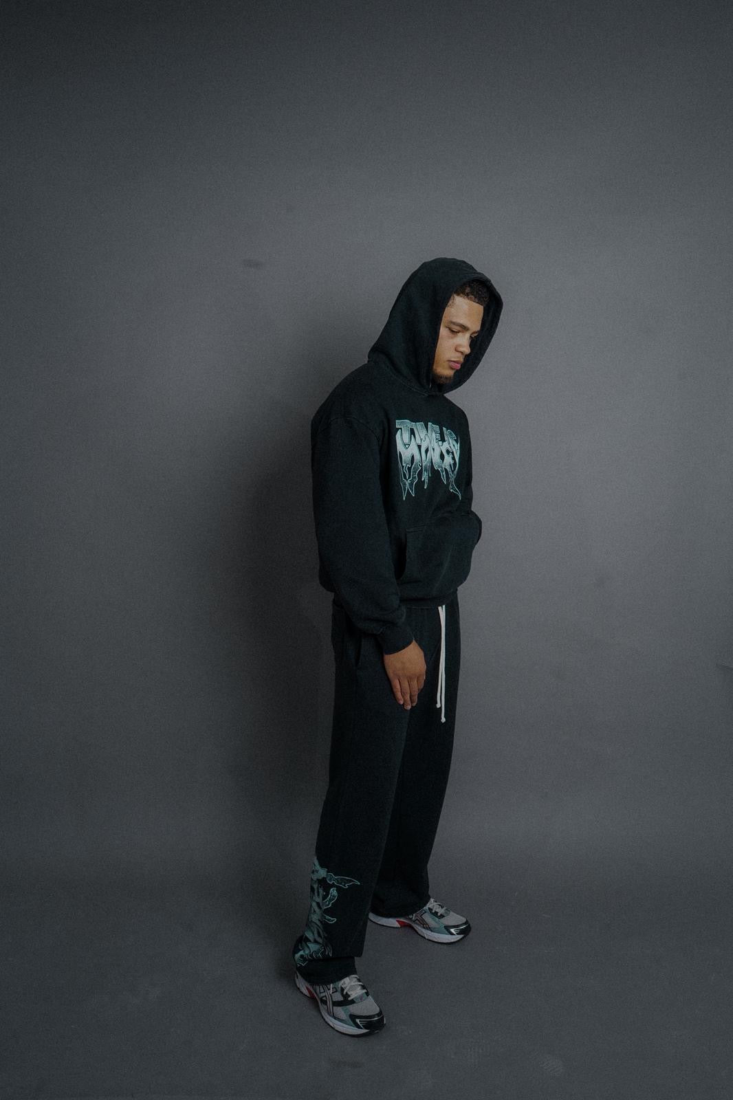 TIMEISMONEY ACID WASH TRACKSUIT