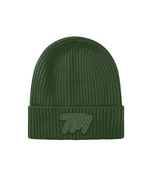 T1M OLIVE GREEN BEANIE
