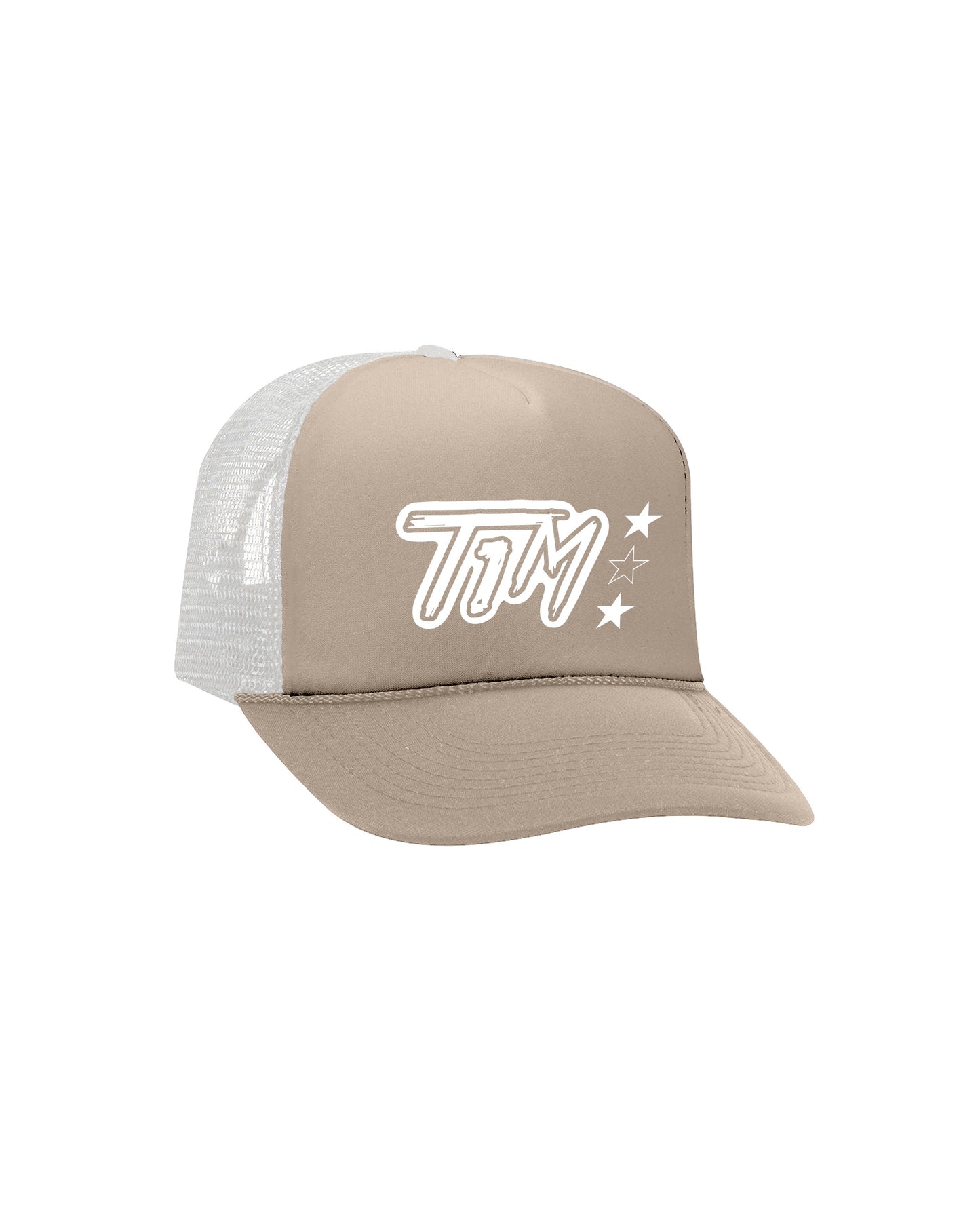 T1M BEIGE TRUCKER CAP