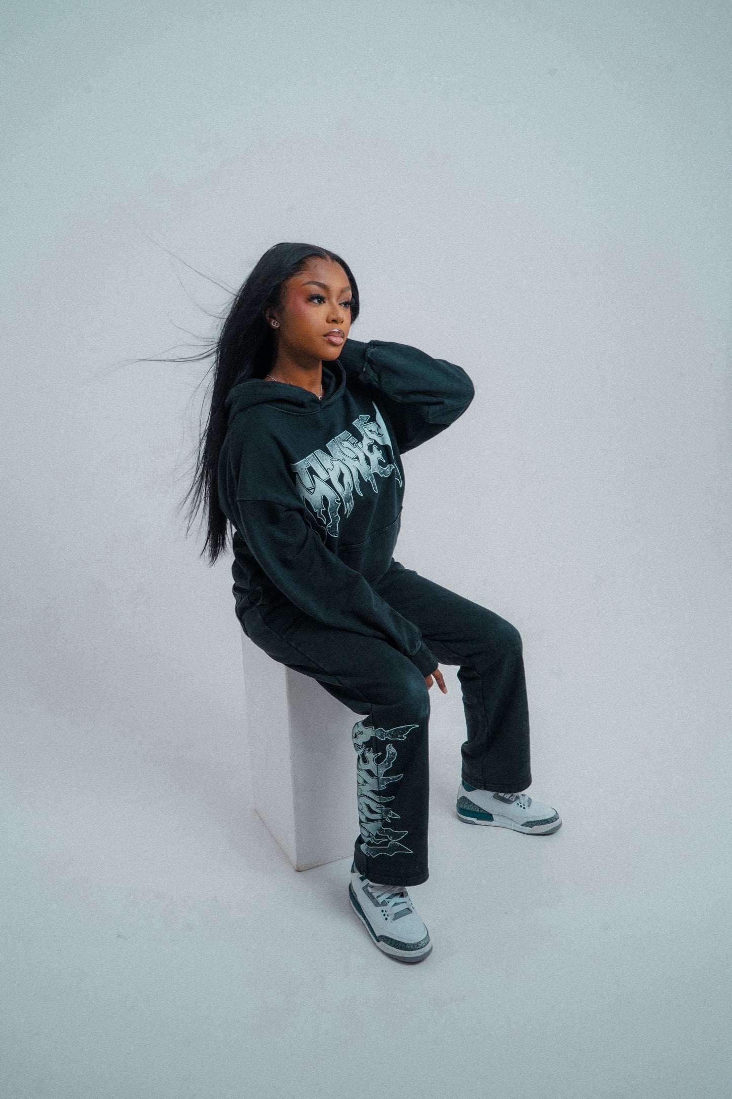 TIMEISMONEY ACID WASH TRACKSUIT