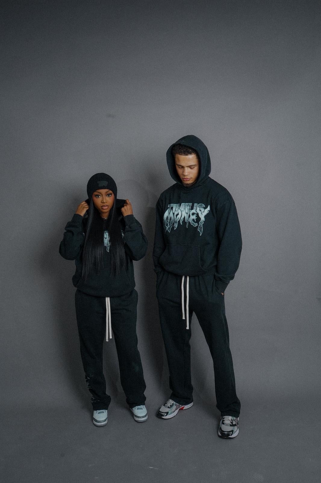 TIMEISMONEY ACID WASH TRACKSUIT